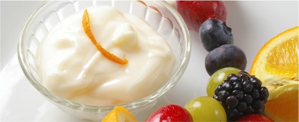 Fruit Kebobs and yogurt dip