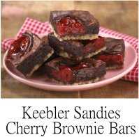 Keebler August 2014 Monthly Keebler Sandies Cherry Brownie Bars rev