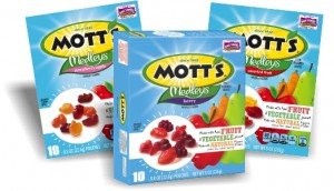 Motts Medleys Fruit Snacks Monthly Oct 2014 product