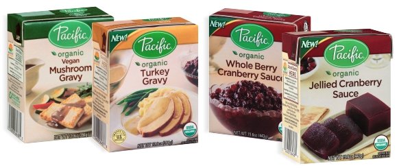 Pacific Organic Dec 2014 cranberry sauce and gravies