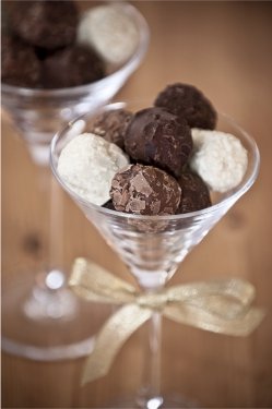 Truffles serving idea