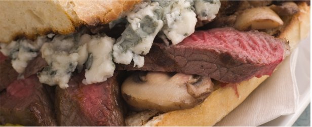 Super Sandwiches for Game Day-Blue Cheese & Steak-link