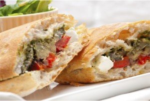 Super Sandwiches for Game Day-Vegetable & Feta