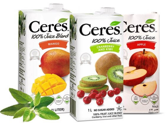 Ceres 100 percent Juice-product