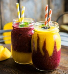 Power Up for the Holidays-festive smoothie