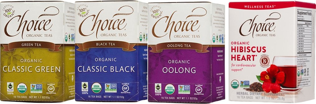 Choice Organic Tea-Feb 2017 Monthly-varieties