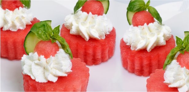 Watermelon & Ricotta Appetizer