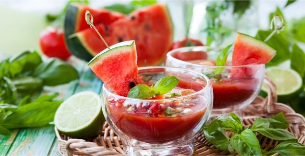 Watermelon & Tomato Gazpacho