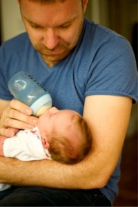 August is Breastfeeding Month-father